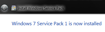 Windows 7 SP1 Update