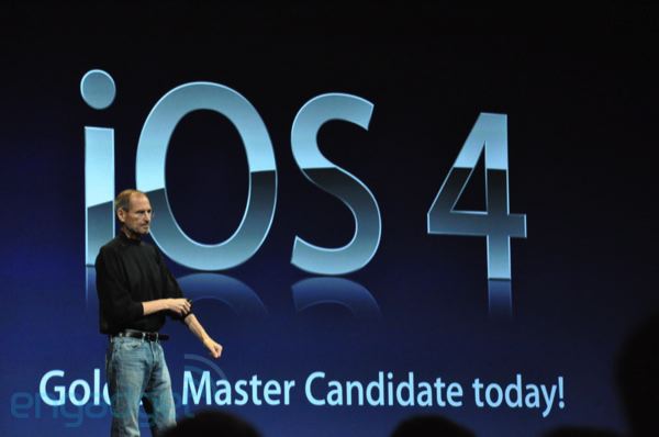 Steve Jobs announcing Apple iOS 4